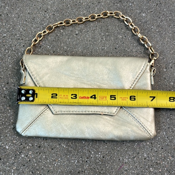 For your eyes only gold envelope evening wristlet purse - Picture 4 of 11